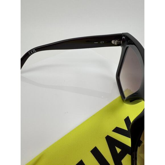 Quay Icy Dark Brown 52mm Gradient Square Oversized Sunglasses main image 8